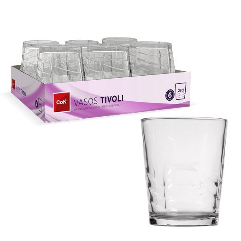 ΠΟΤΗΡΙ ΝΕΡΟΥ 6ΤΕΜ TIVOLI 27cl COK
