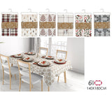 ΤΡΑΠΕΖΟΜΑΝΤΗΛΟ 140x180cm ΠΟΛΥΕΣΤΕΡΙΚΟ XMAS VESTI CASA