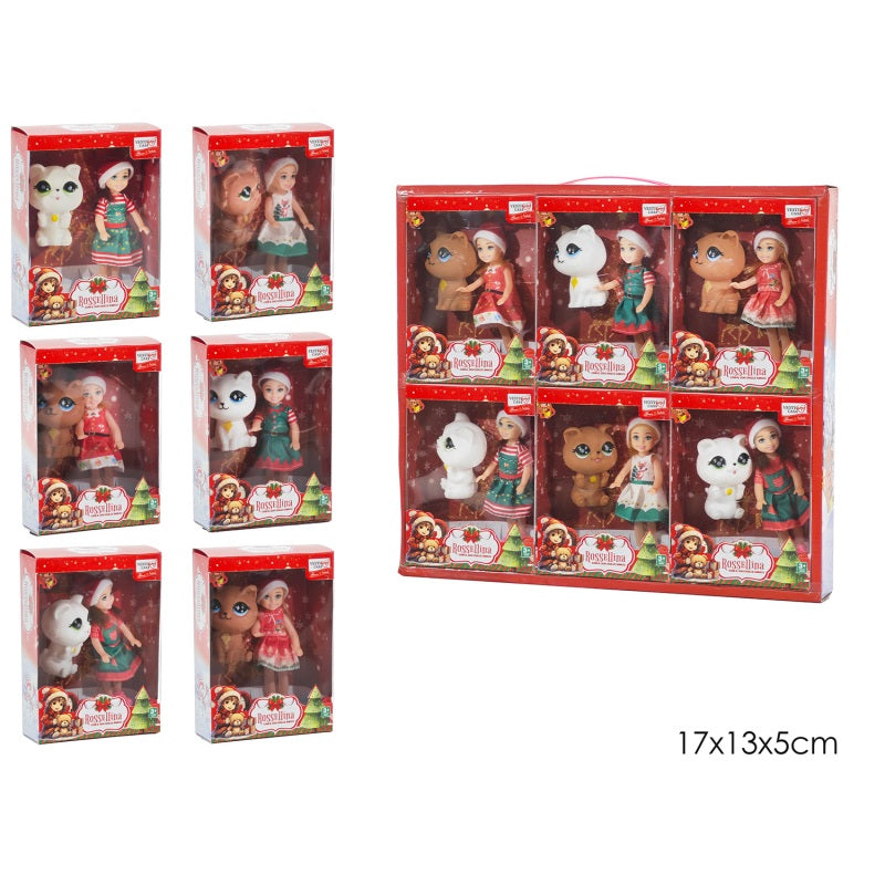 ΚΟΥΚΛΑ XMAS ΜΕ ΓΑΤΑΚΙ