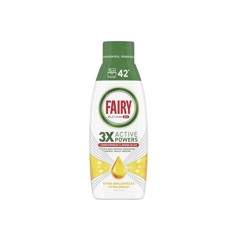 FAIRY PLATINUM GEL ΠΛΥΝΤΗΡΙΟΥ ΠΙΑΤΩΝ 840ml 42μεζ