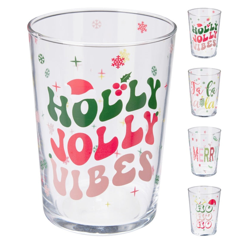 ΠΟΤΗΡΙ ΓΥΑΛΙΝΟ 510ml MERRY CHRISTMAS