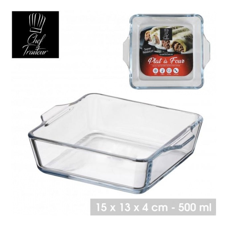 ΠΥΡΙΜΑΧΟ ΓΥΑΛΙΝΟ 15x13cm ΣΕΡΒΙΡΙΣΜΑΤΟΣ