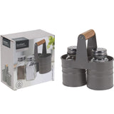 ΑΛΑΤΟΠΙΠΕΡΟ ΣΕΤ ΜΕΤΑΛΛΙΚΟ ΚΟΥΒΑΔΑΚΙ EXCELLENT HOUSEWARE