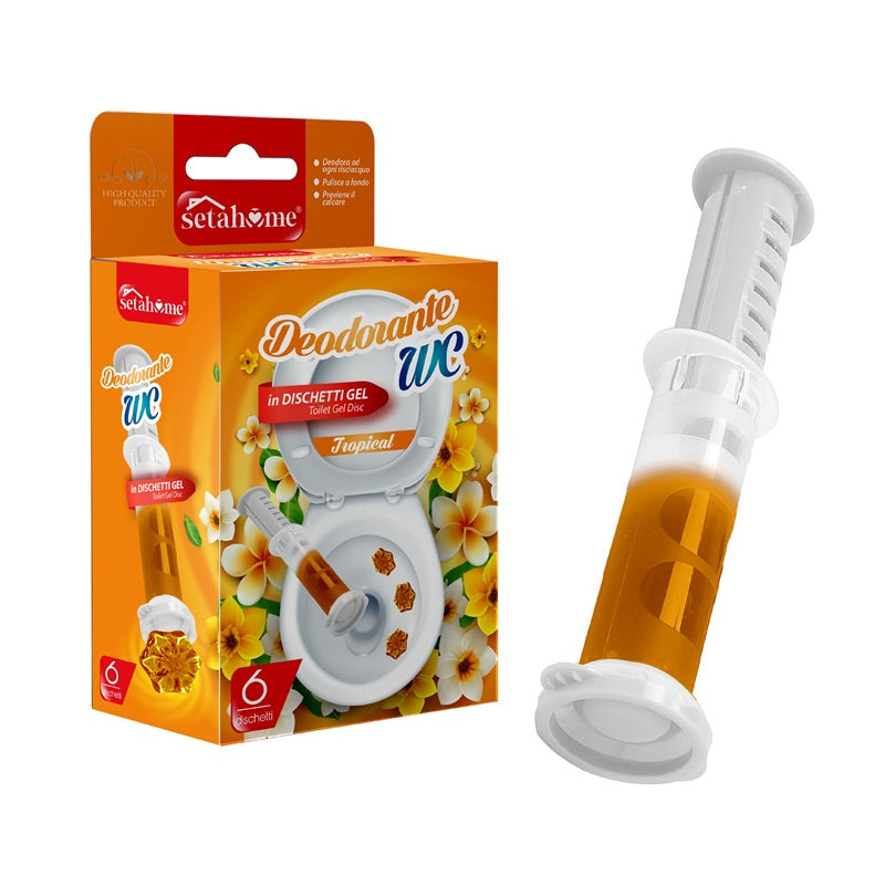 WC DISCS SETAHOME TROPICAL 6ΤΕΜ