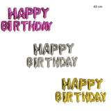 ΜΠΑΛΟΝΙΑ ΜΕΤΑΛΛΙΖΕ HAPPY BIRTHDAY ΚΡΕΜΑΣΤΑ 40cm