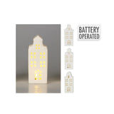 ΣΠΙΤΑΚΙ ΠΟΡΣΕΛΑΝΗ ΜΕ ΦΩΣ LED 15.5cm