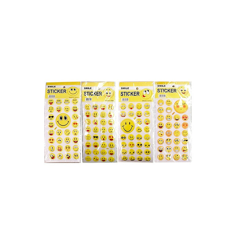 ΑΥΤΟΚΟΛΛΗΤΑ ΠΑΙΔΙΚΑ 24x10cm PUFFY EMOJI ΔΙΑΦΟΡΑ ΣΧΕΔΙΑ