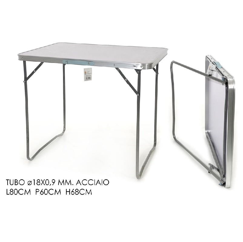 ΤΡΑΠΕΖΙ ΠΙΚ ΝΙΚ ΑΛΟΥΜΙΝΙΟΥ 80x60x80cm ΠΤΥΣΣΟΜΕΝΟ