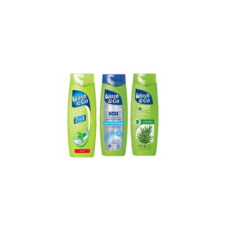 WASH GO ΣΑΜΠΟΥΑΝ 360ml