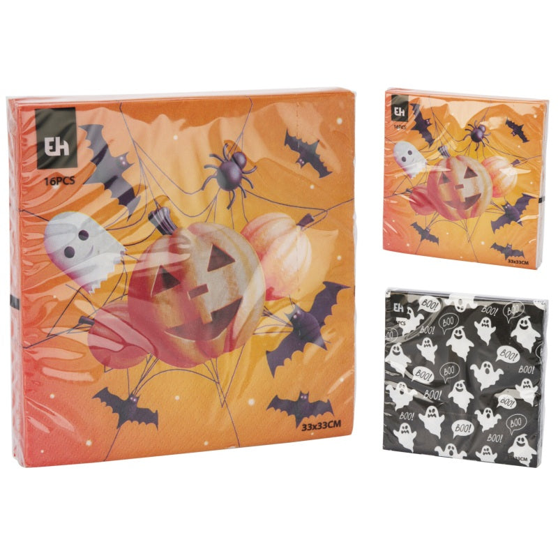 ΧΑΡΤΟΠΕΤΣΕΤΕΣ HALLOWEEN 33x33cm 16TEM