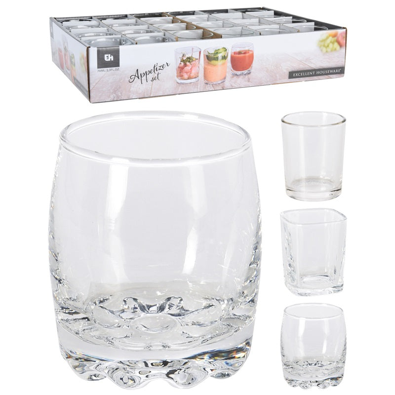 ΠΟΤΗΡΙ 70ml ΓΥΑΛΙΝΟ 5x6cm