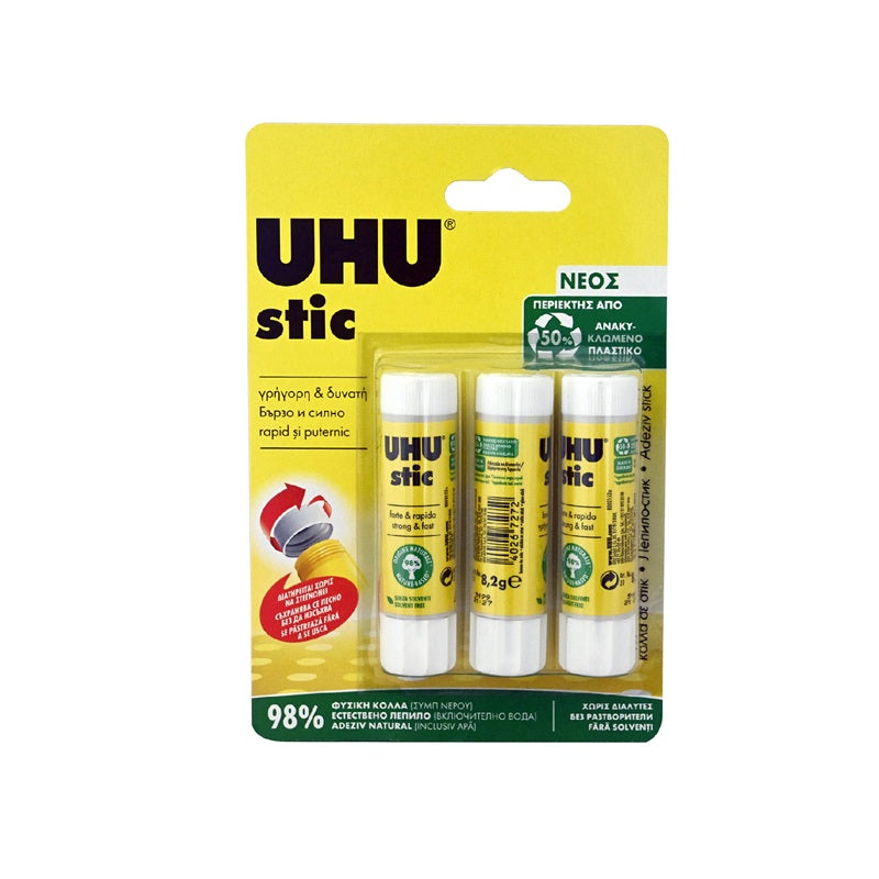 ΚΟΛΛΑ UHU STIC 3TEM x 8.2gr