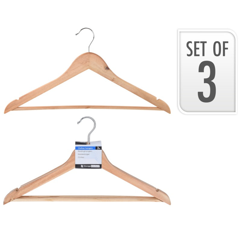 ΚΡΕΜΑΣΤΡΑ ΡΟΥΧΩΝ ΞΥΛΙΝΗ ΣΕΤ 3ΤΕΜ STORAGE SOLUTIONS
