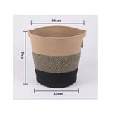 ΚΑΛΑΘΙ COTTON ROPE ΤΡΙΧΡΩΜΟ 39x32x38cm