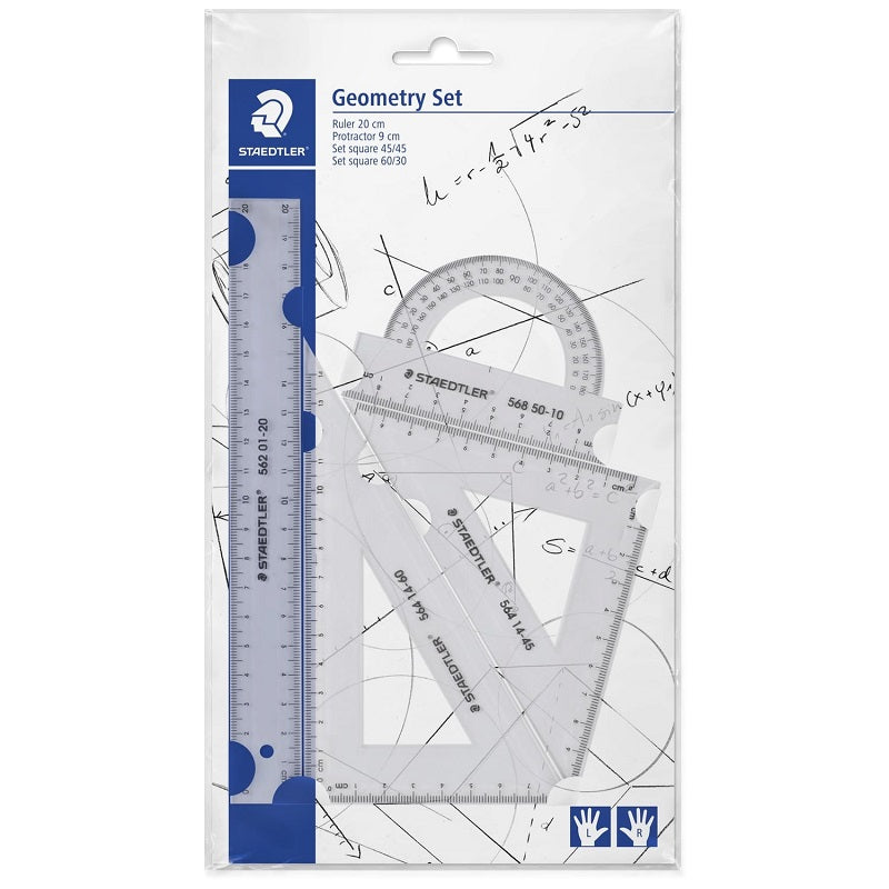 ΧΑΡΑΚΑΣ ΣΕΤ ΓΕΩΜΕΤΡΙΑΣ 20εκ 4ΤΕΜ STAEDTLER