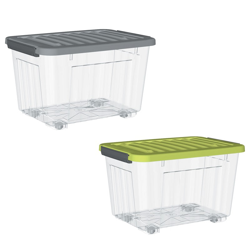 ΚΟΥΤΙ ΑΠΟΘΗΚΕΥΣΗΣ ΜΕ ΡΟΔΕΣ 45lt 50x35.5x31cm