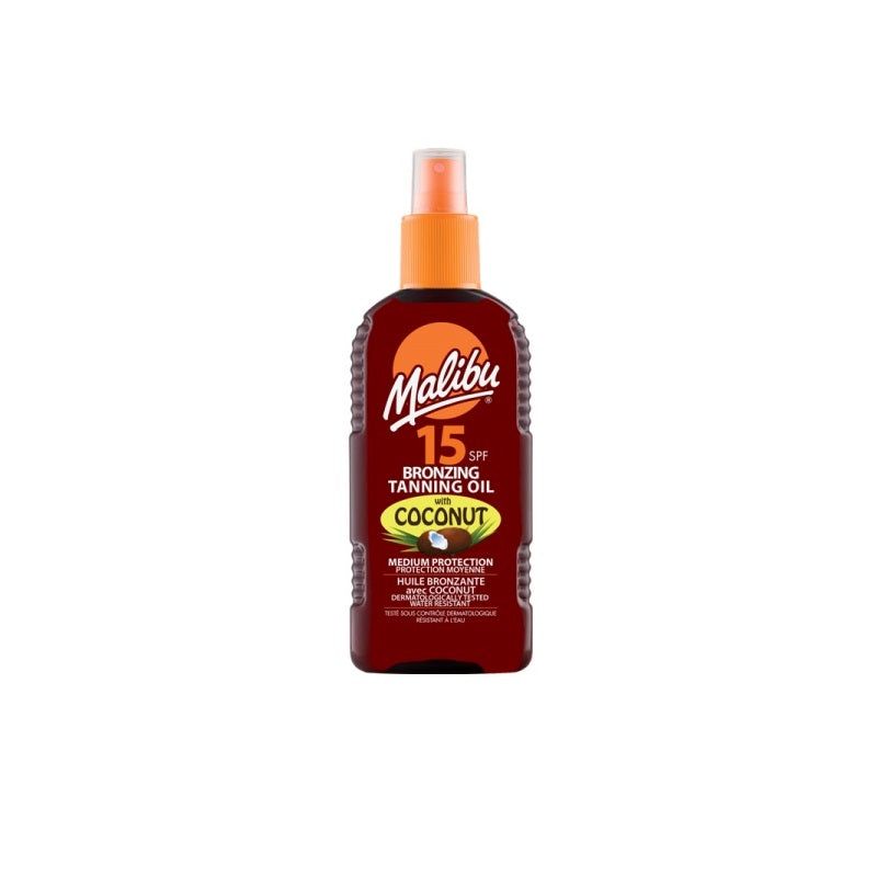 MALIBU ΛΑΔΙ ΜΑΥΡΙΣΜΑΤΟΣ COCONUT 15SPF 200ml