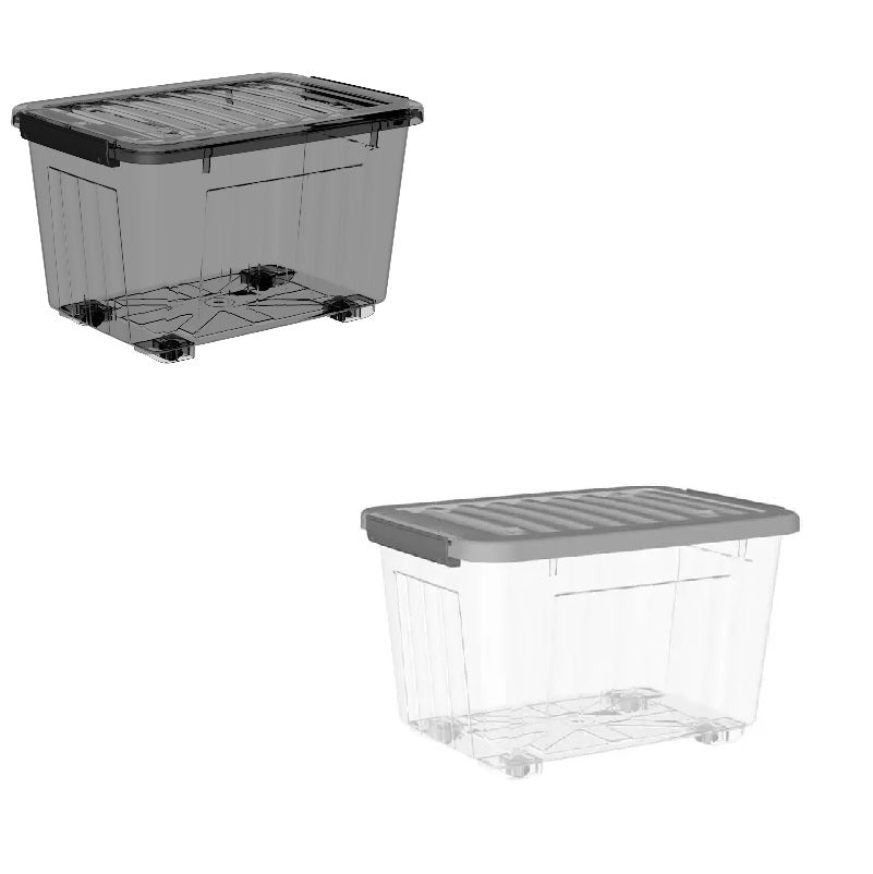 ΚΟΥΤΙ ΑΠΟΘΗΚΕΥΣΗΣ ΜΕ ΡΟΔΕΣ 95lt 62x45.5x39.5cm