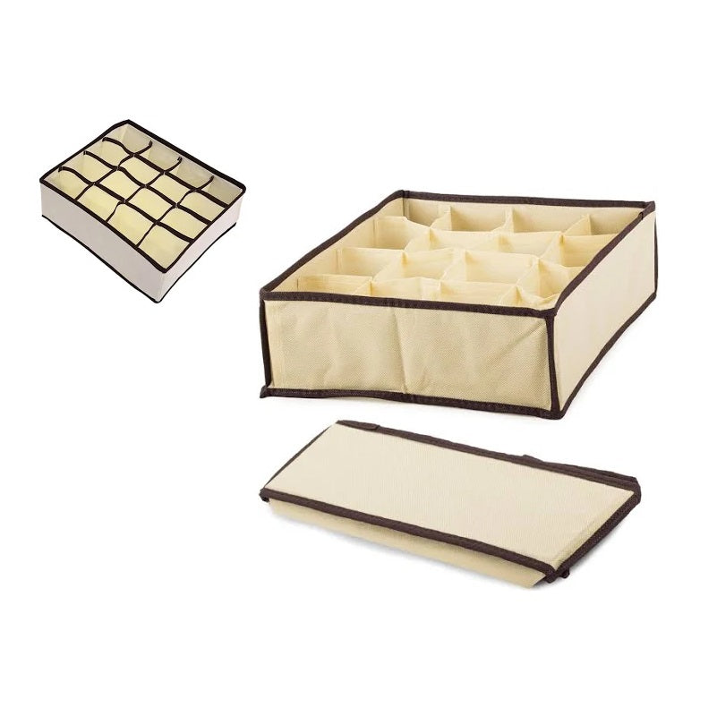 ΘΗΚΗ ΑΠΟΘΗΚΕΥΣΗΣ 16 ΘΕΣΕΩΝ 36x28x10εκ NON WOVEN