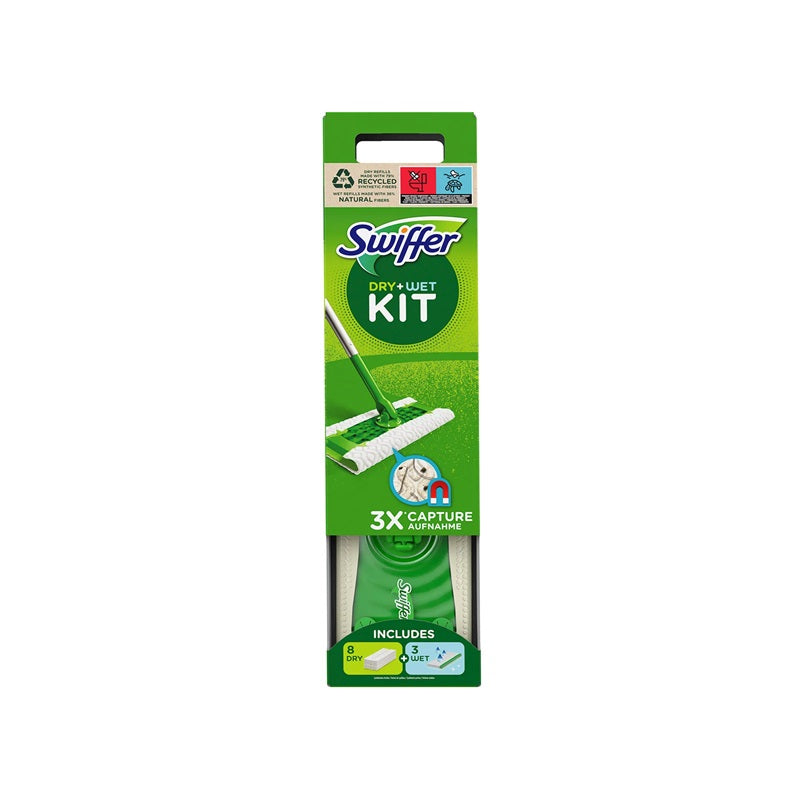 SWIFFER KIT ΣΚΟΥΠΑ 11 ΠΑΝΑΚΙΑ ΔΑΠΕΔΟΥ