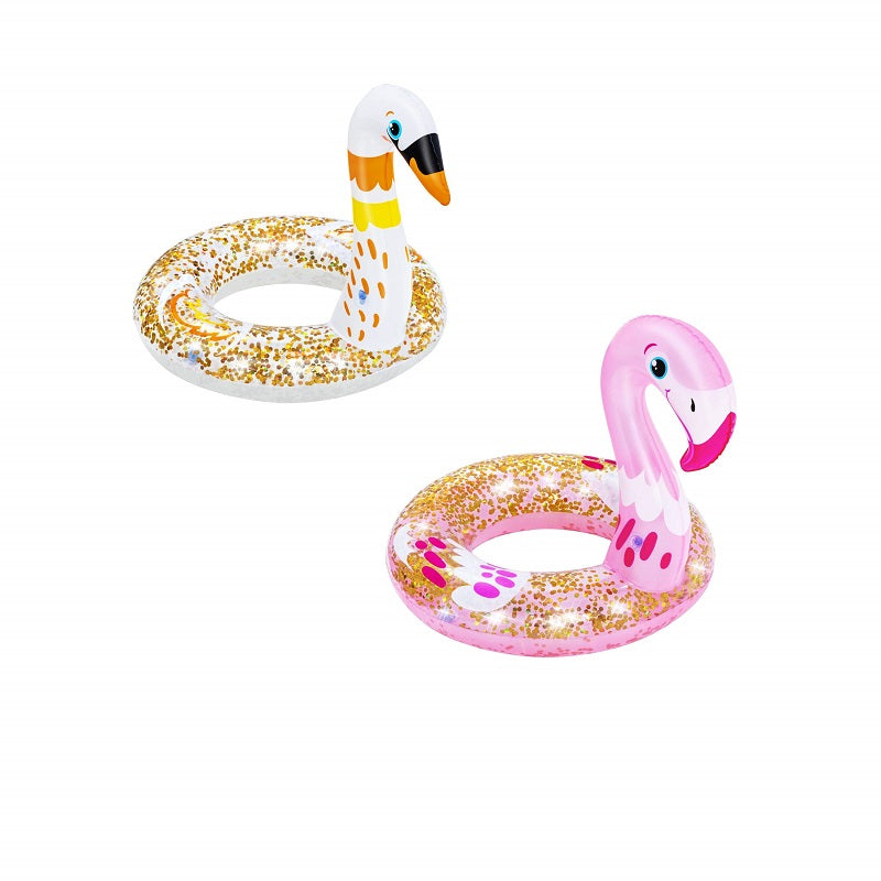 ΣΩΣΙΒΙΟ 61x61cm FLAMINGO ΚΥΚΝΟΣ GLITTER 36306