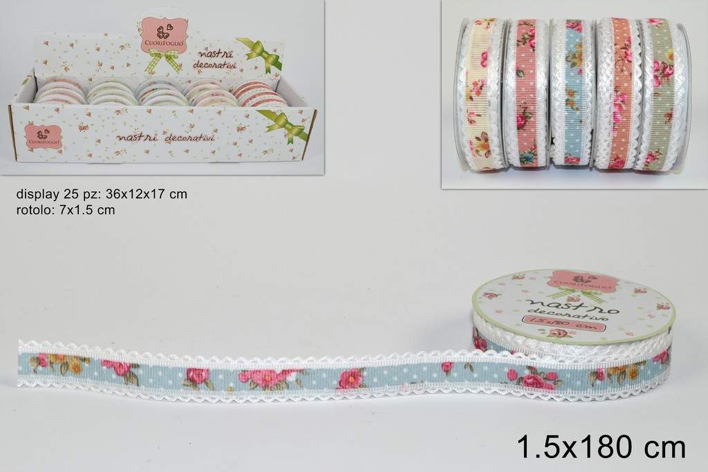ΚΟΡΔΕΛΑ 1.5cm x 1.8m CROCHET ΕΜΠΡΙΜΕ