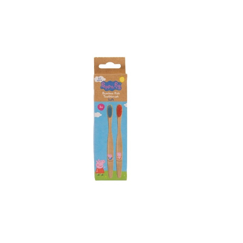 ΟΔΟΝΤΟΒΟΥΡΤΣΕΣ ΜΠΑΜΠΟΥ 2ΤΕΜ PEPPA PIG