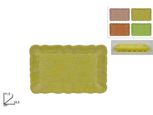 ΠΙΑΤΕΛΑ ΞΥΛΙΝΗ ΜΙΝΙ ΧΡΩΜΑ 18.5x11.5εκ