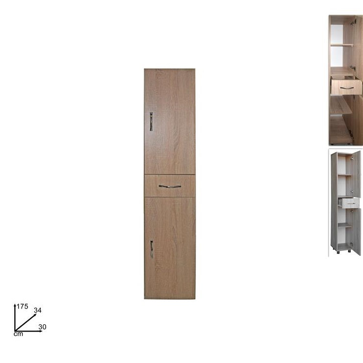 ΕΠΙΠΛΟ ΜΠΑΝΙΟΥ 175x34x30cm ΜΕ ΣΥΡΤΑΡΙ & 2 ΝΤΟΥΛΑΠΙΑ ΦΥΣΙΚΟ