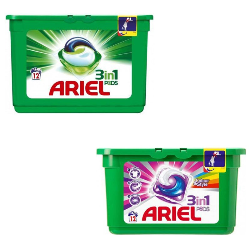 ARIEL ΥΓΡΕΣ ΚΑΨΟΥΛΕΣ 12ΤΕΜ All in 1 pods 324gr