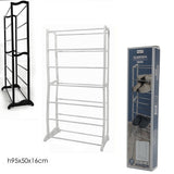 ΠΑΠΟΥΤΣΟΘΗΚΗ ΠΛΑΣΤΙΚΗ ΜΕ 7 ΡΑΦΙΑ 50x16x95cm VESTI CASA