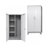 ΝΤΟΥΛΑΠΑ ΜΕΤΑΛΛΙΚΗ 185x90x40εκ ME 4 ΡΑΦΙΑ & ΧΩΡΙΣΜΑ ΓΚΡΙ