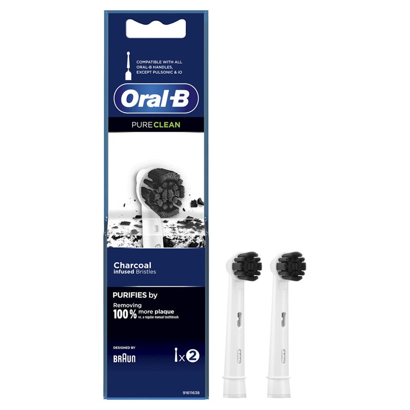 ORAL B ΑΝΤΑΛΛΑΚΤΙΚΑ PURE CLEAN CARBONE 2TEM