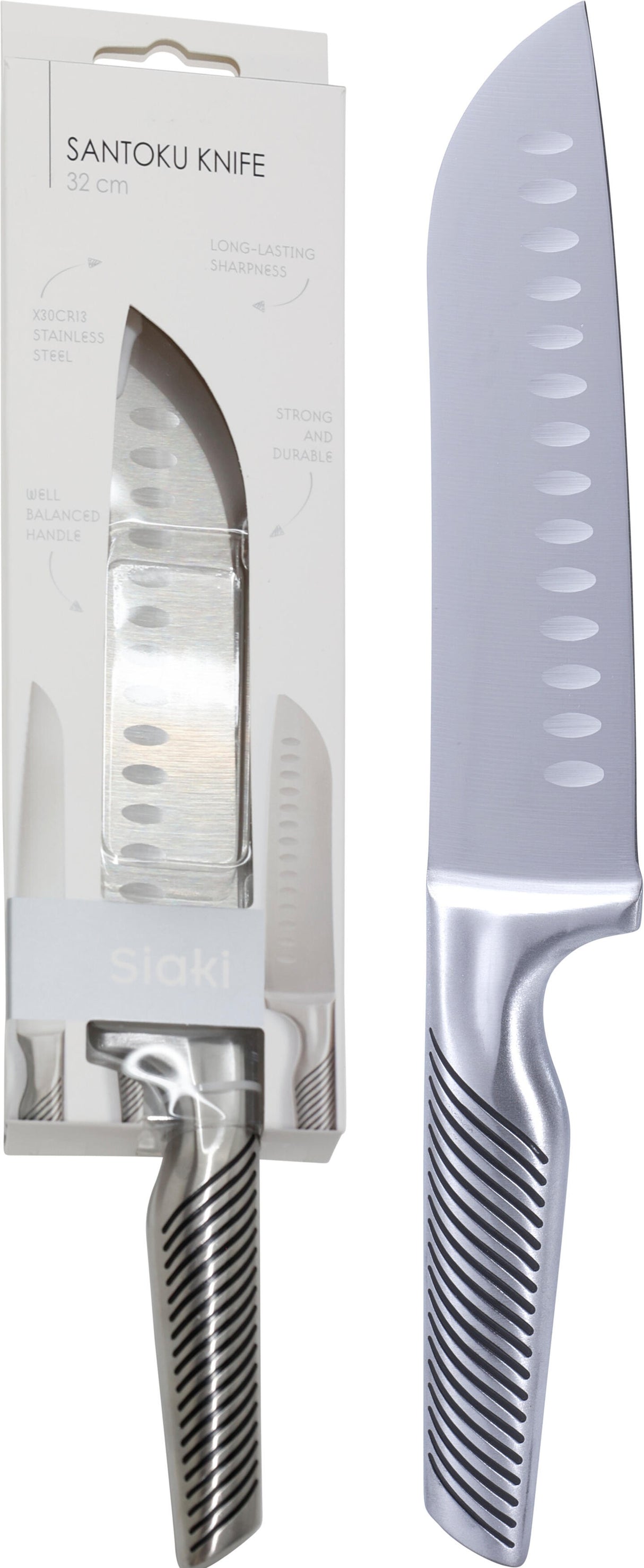 ΜΑΧΑΙΡΙ SANTOKU 32cm SIAKI