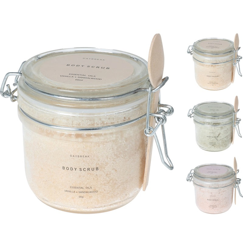 BODY SCRUB DAY BREAK 250gr ΓΥΑΛΙΝΟ ΒΑΖΟ