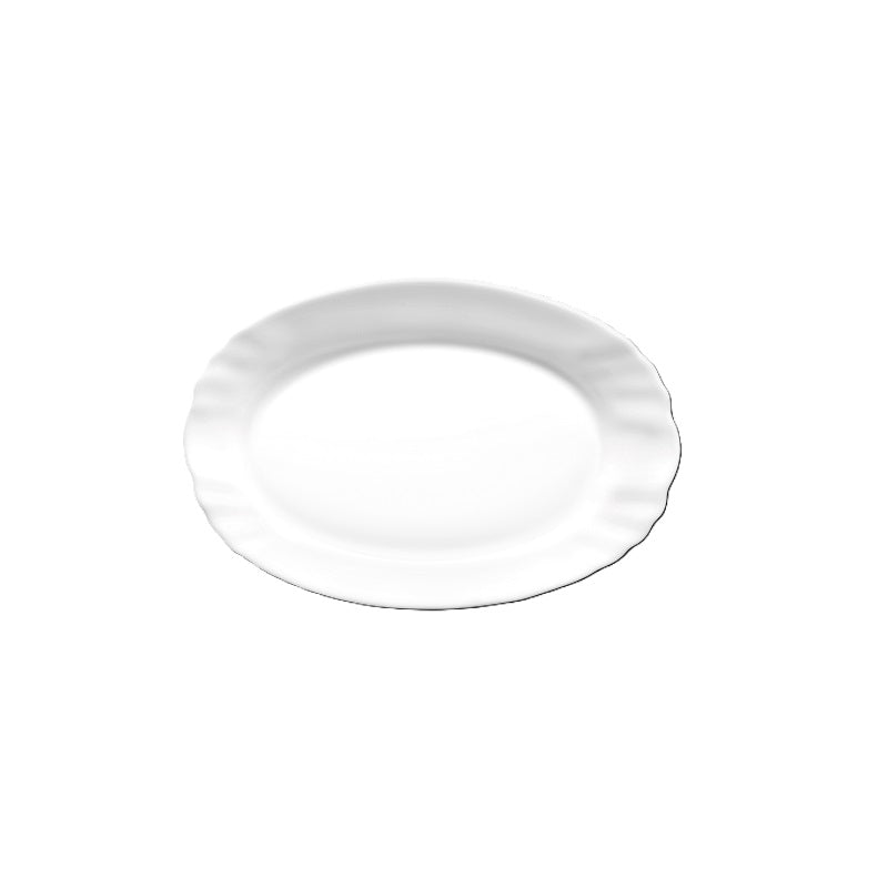 ΠΙΑΤΕΛΑ OPAL EVIA 23x16.5cm ΛΕΥΚΗ