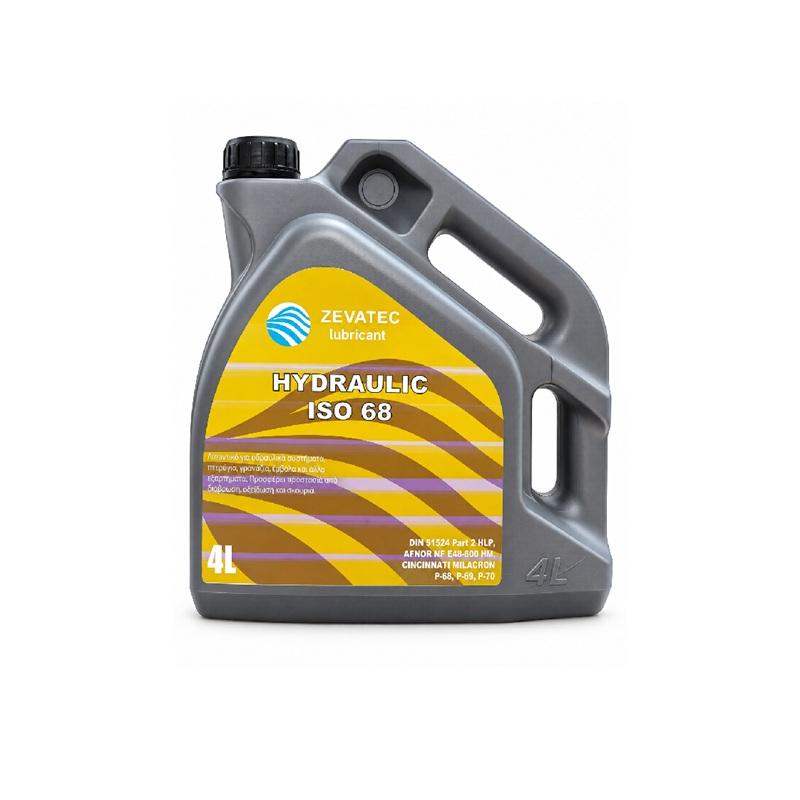 ΛΑΔΙ HYDRAULIC OIL ISO 68 4lt ZEVATEC