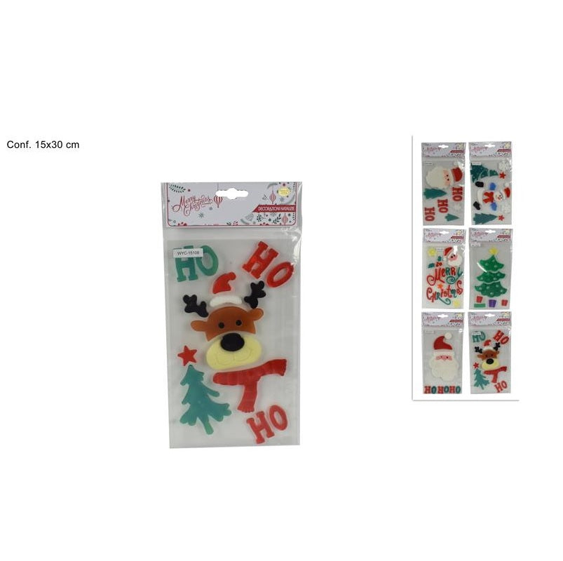 ΑΥΤΟΚΟΛΛΗΤΑ ΤΖΑΜΙΩΝ XMAS 15x30cm