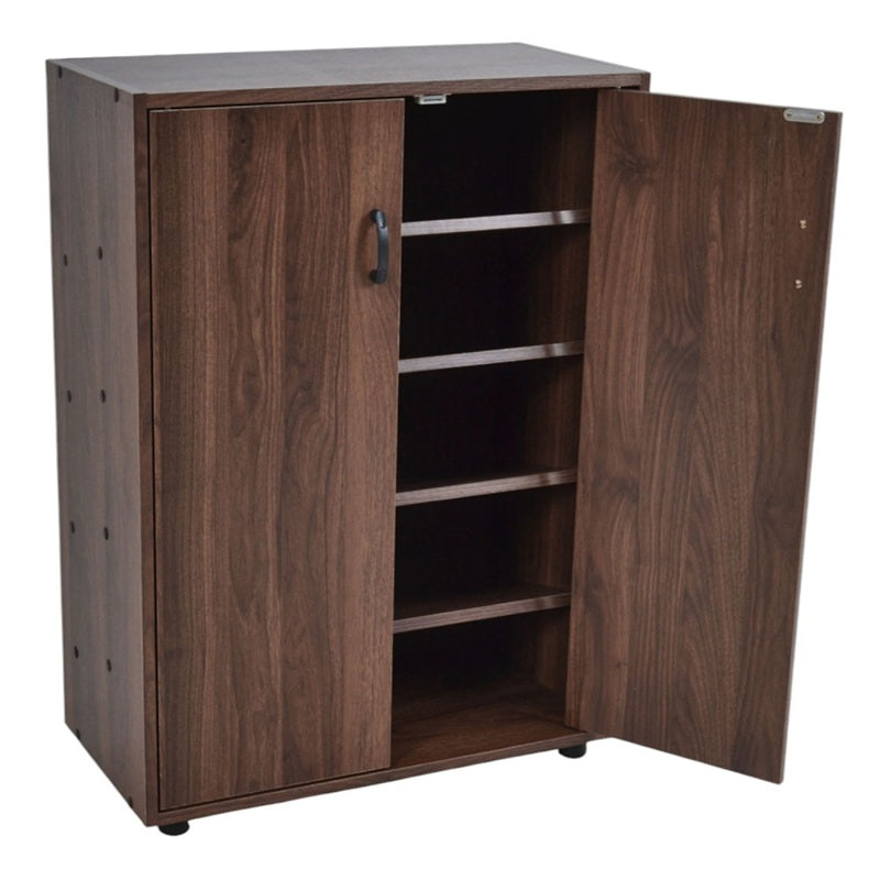 ΠΑΠΟΥΤΣΟΘΗΚΗ ΞΥΛΙΝΗ 83.5x60x30cm ΚΑΡΥΔΙ ΜΕ 4 ΡΑΦΙΑ