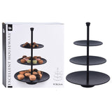 ΠΙΑΤΕΛΑ ΤΡΙΟΡΟΦΗ ΜΑΥΡΗ ΜΑΤ 25cm 20.5cm 16cm