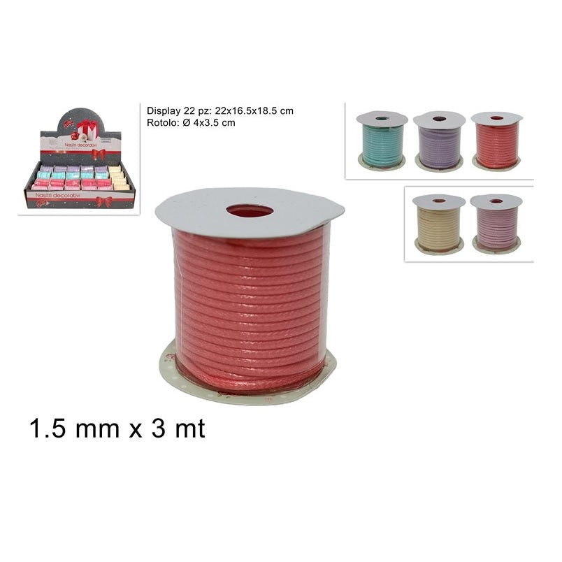 ΚΟΡΔΟΝΙ 1.5mm x 300cm PASTEL