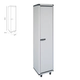 ΝΤΟΥΛΑΠΑ ΠΛΑΣΤΙΚΗ 1ΦΥΛΛΟ/4 ΡΑΦΙΑ 175x39x39cm ΓΚΡΙ EASY 170/1.31/TP