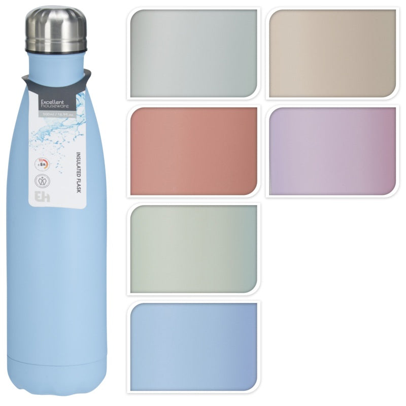 ΘΕΡΜΟΣ INOX 500ml PASTEL