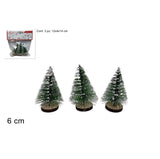 ΔΕΝΤΡΑΚΙΑ 6cm XMAS ΣΕΤ 3ΤΕΜ
