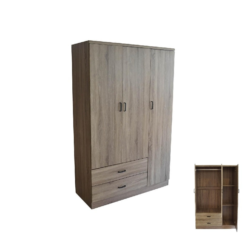 ΝΤΟΥΛΑΠΑ ΞΥΛΙΝΗ MDF 3ΦΥΛΛΗ ΜΕ 2 ΣΥΡΤΑΡΙΑ 120x52x190εκ