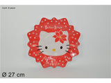 ΠΙΑΤΑ ΠΑΡΤΥ 8ΤΕΜ HELLO KITTY 27cm