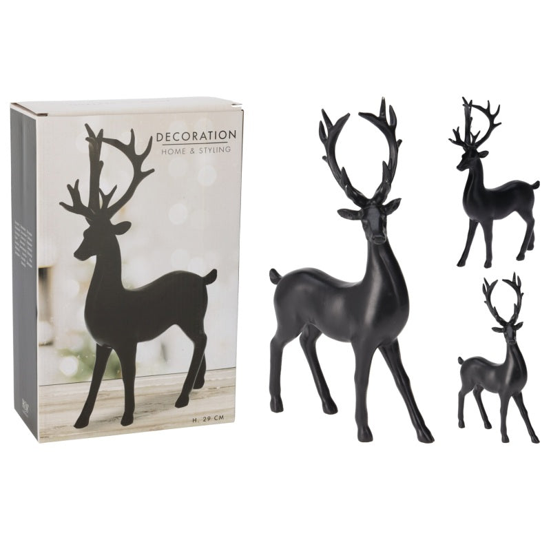 ΤΑΡΑΝΔΟΣ 29cm ΔΙΑΚΟΣΜΗΤΙΚΟΣ ΜΑΥΡΟΣ H&S