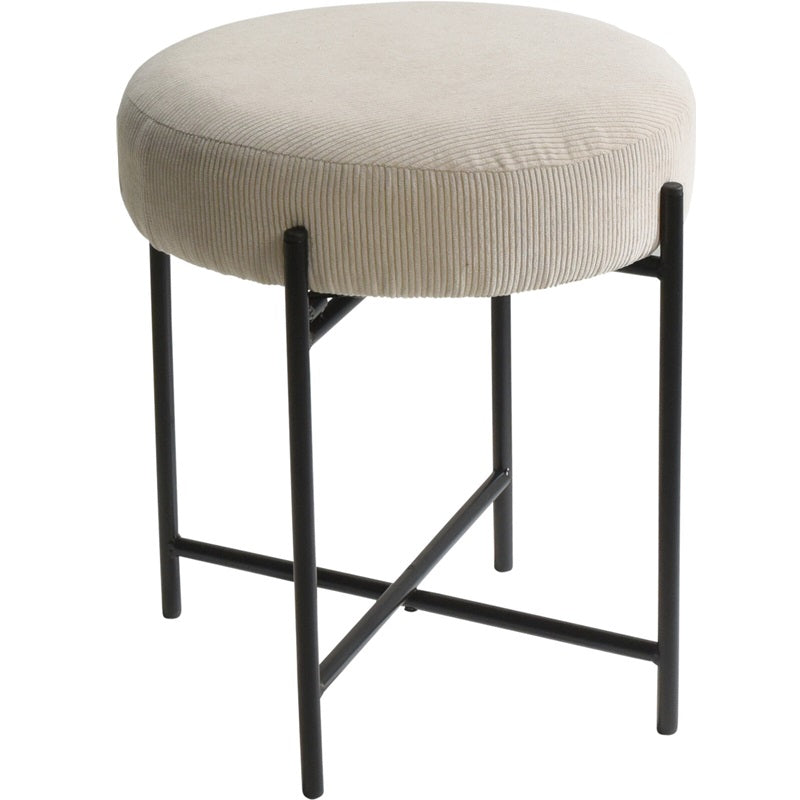 ΣΚΑΜΠΟ TABOURET 36x42cm ΛΕΥΚΟ