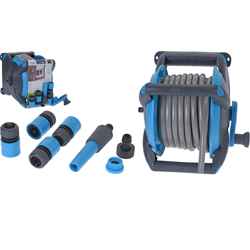 ΑΝΕΜΗ ΕΠΙΤΟΙΧΙΑ ΜΕ ΛΑΣΤΙΧΟ 15m & ΕΞΑΡΤΗΜΑΤΑ ΠΟΤΙΣΜΑΤΟΣ PRO GARDEN