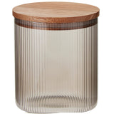 ΒΑΖΟ ΓΥΑΛΙΝΟ ΡΙΓΕ ΞΥΛΙΝΟ ΚΑΠΑΚΙ 11x13cm 950ml
